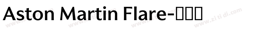 Aston Martin Flare字体转换
